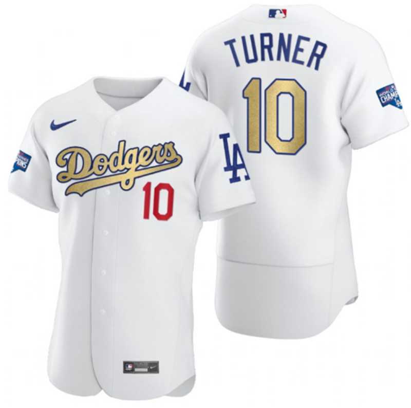 Dodgers 10 Justin Turner White Gold Nike 2020 World Series Champions Flexbase Jersey Dzhi,We sell and wholesale Dodgers 10 Justin Turner White Gold Nike 2020 World Series Champions Flexbase Jersey Dzhi on line form chian!